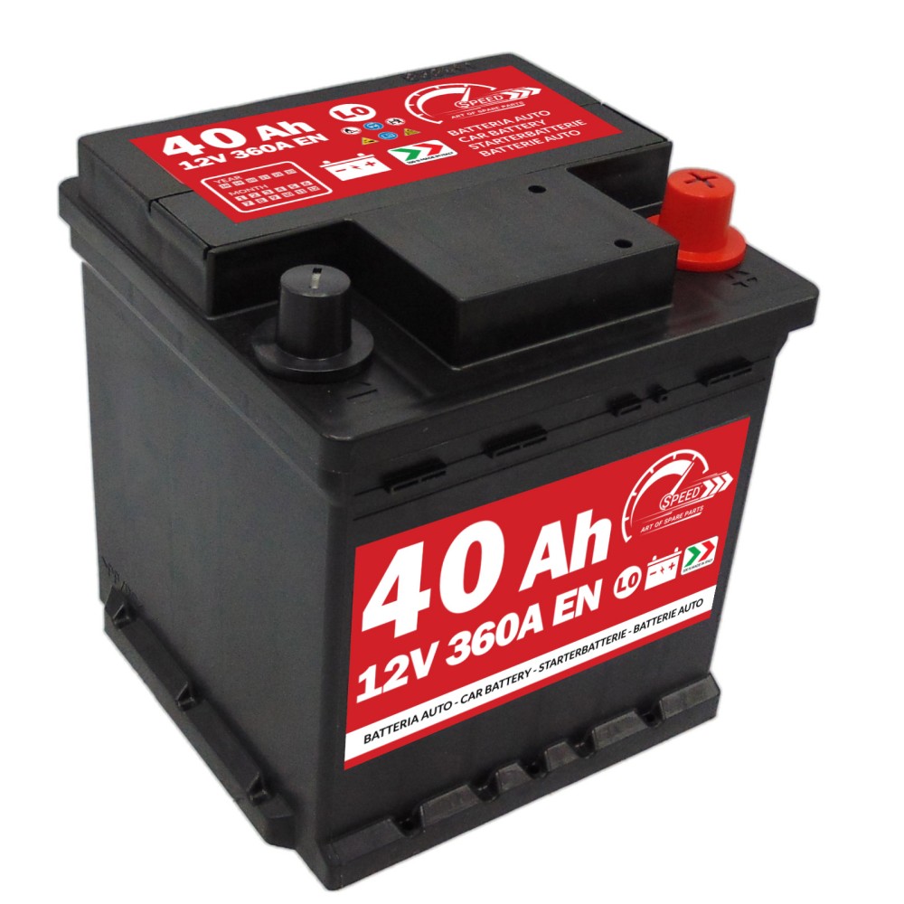 Starterbatterie Auto Speed L040 40Ah 360A 12V