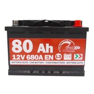 SPEED Autobatterie 80Ah 680A 12V