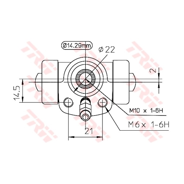 TRW Radbremszylinder BWA108