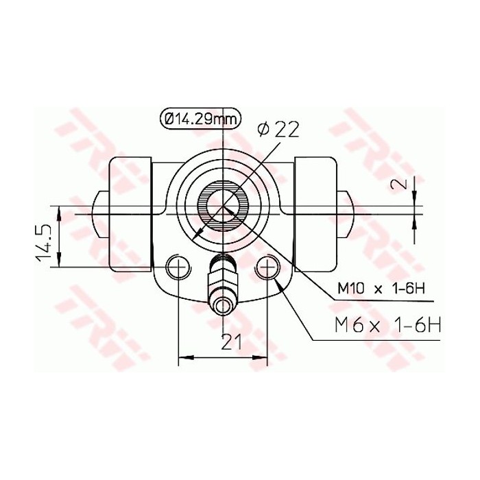 TRW Radbremszylinder BWA108