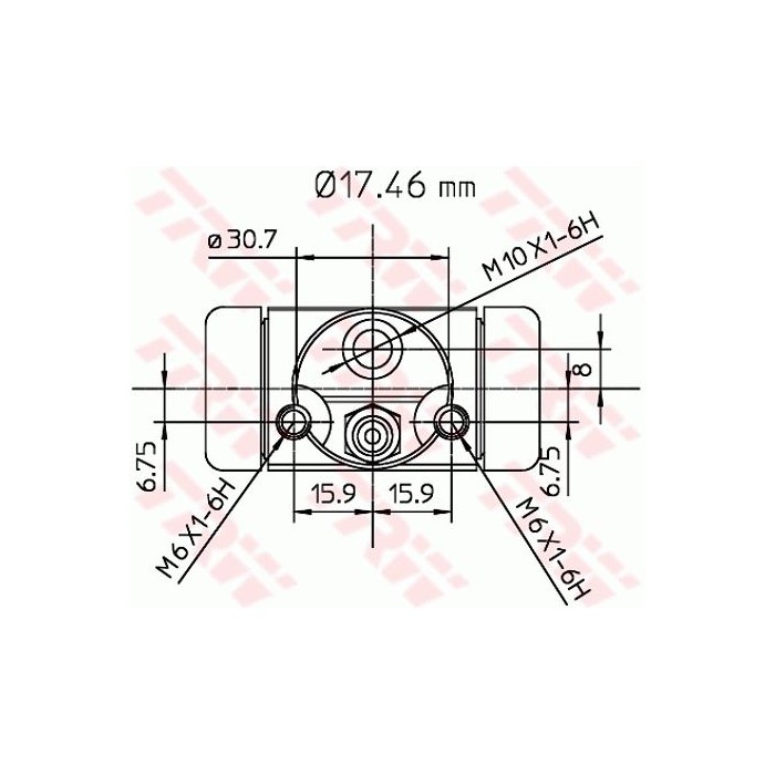 TRW Radbremszylinder BWA130