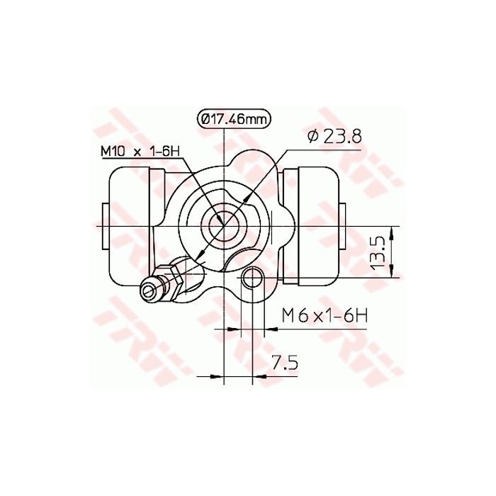 TRW Radbremszylinder BWA155