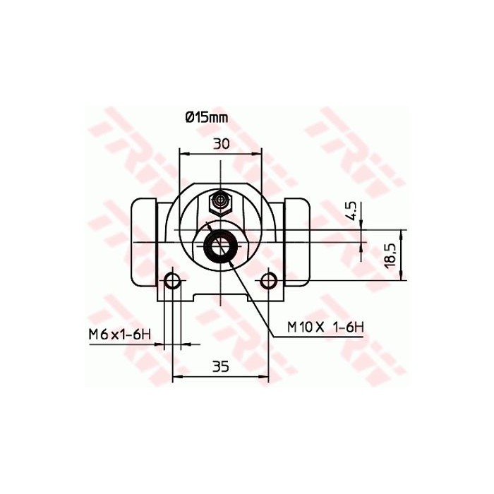 TRW Radbremszylinder BWB104