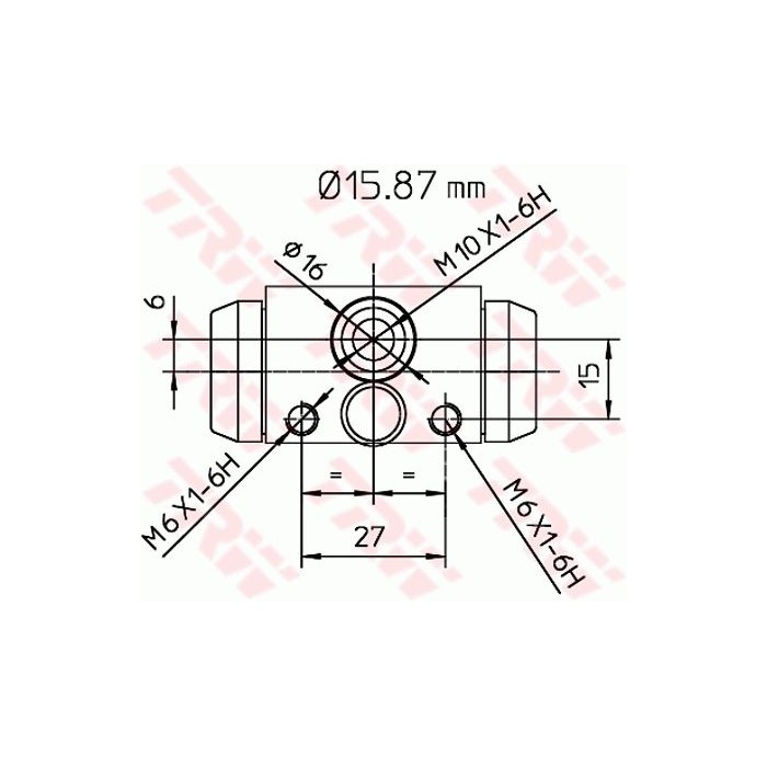 TRW Radbremszylinder BWB170