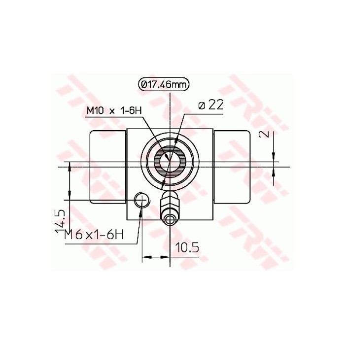 TRW Radbremszylinder BWC107A