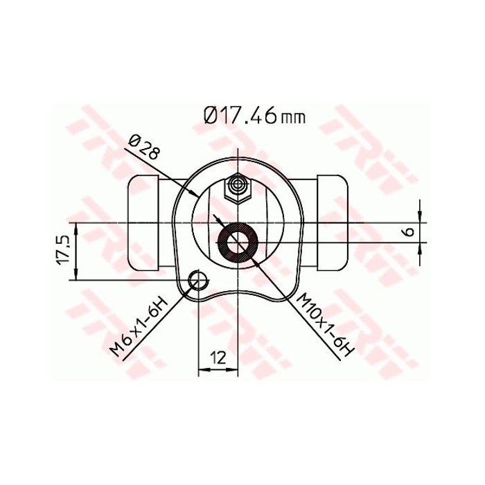 TRW Radbremszylinder BWC115