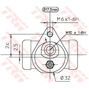 TRW Radbremszylinder BWC157