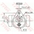 TRW Radbremszylinder BWC157