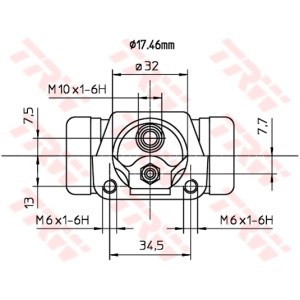 TRW Radbremszylinder BWC187