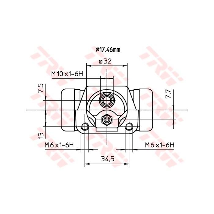 TRW Radbremszylinder BWC187