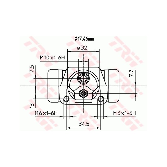 TRW Radbremszylinder BWC187