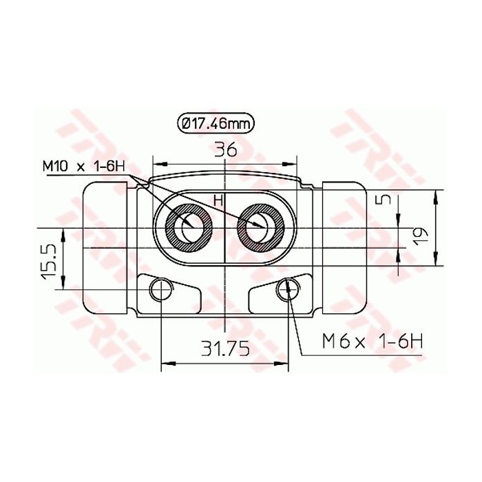 TRW Radbremszylinder BWC189