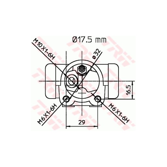 TRW Radbremszylinder BWC247