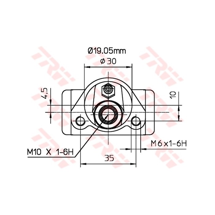 TRW Radbremszylinder BWD110