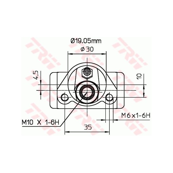 TRW Radbremszylinder BWD110