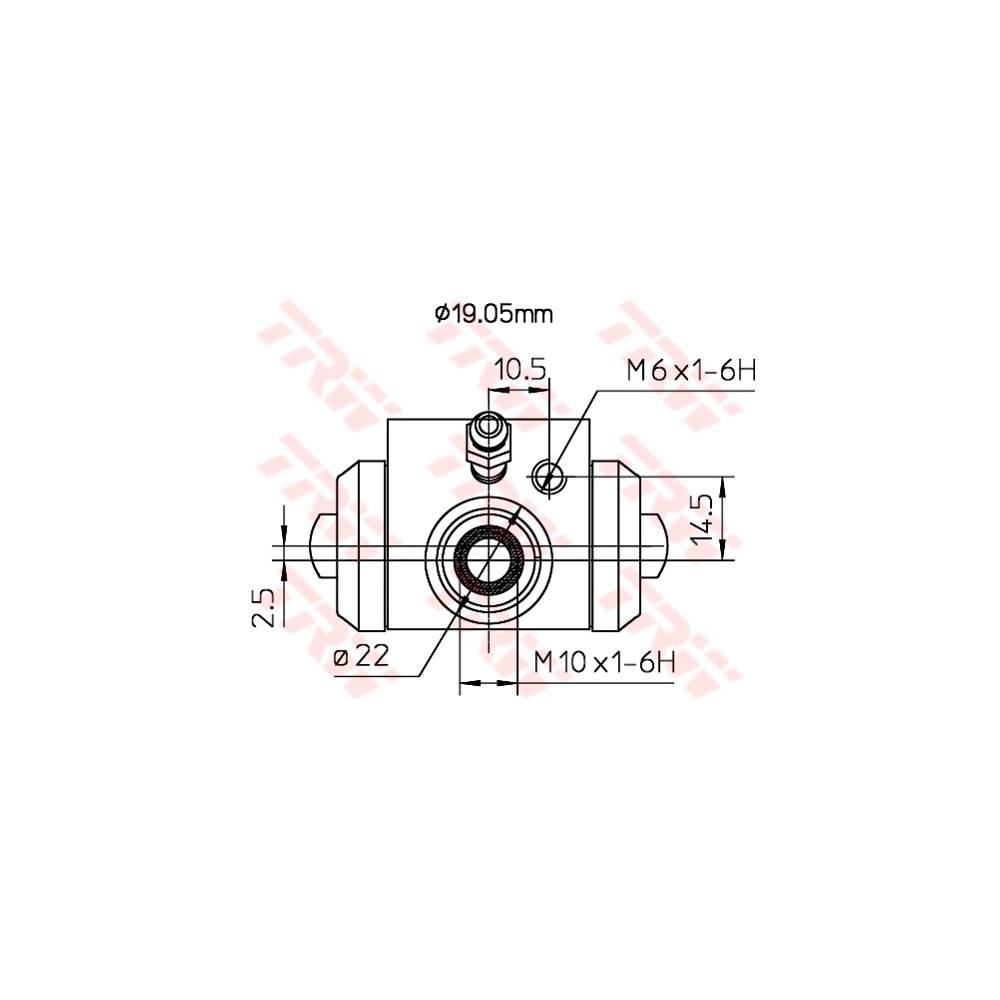 TRW Radbremszylinder BWD113A