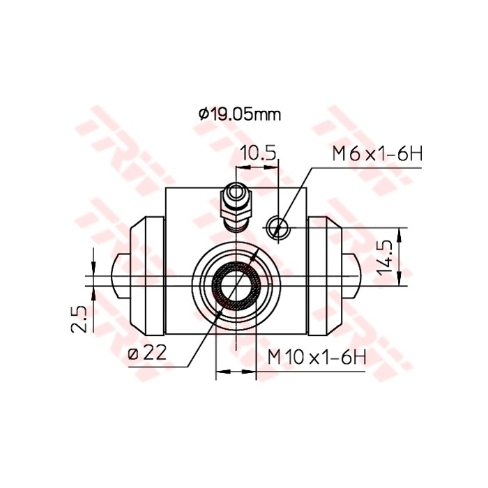 TRW Radbremszylinder BWD113A