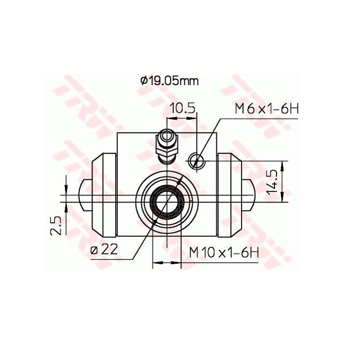 TRW Radbremszylinder BWD113A