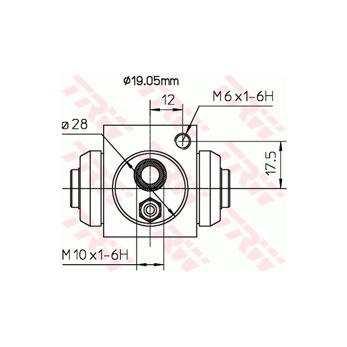 TRW Radbremszylinder BWD119A