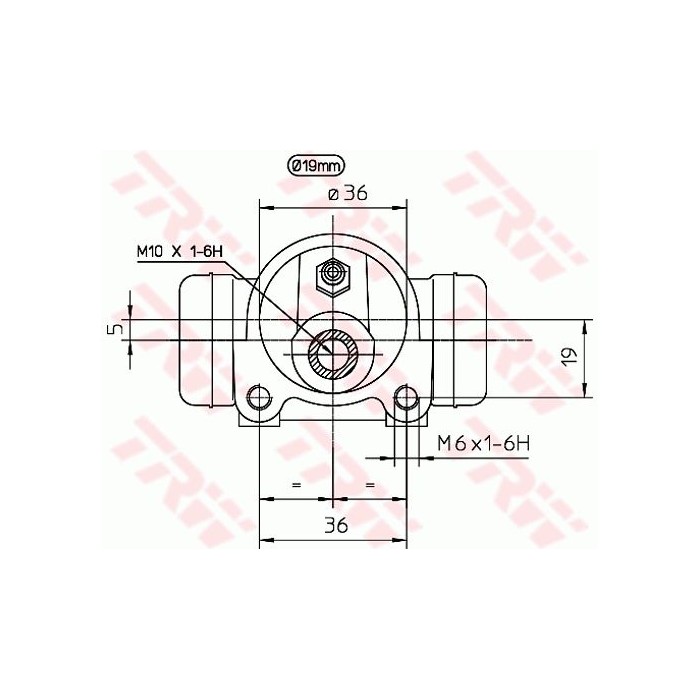 TRW Radbremszylinder BWD121