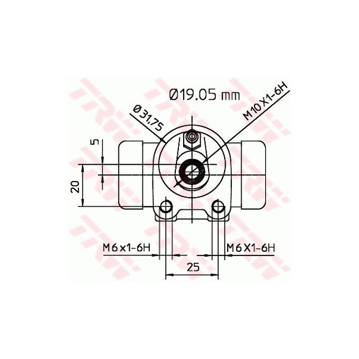 TRW Radbremszylinder BWD135