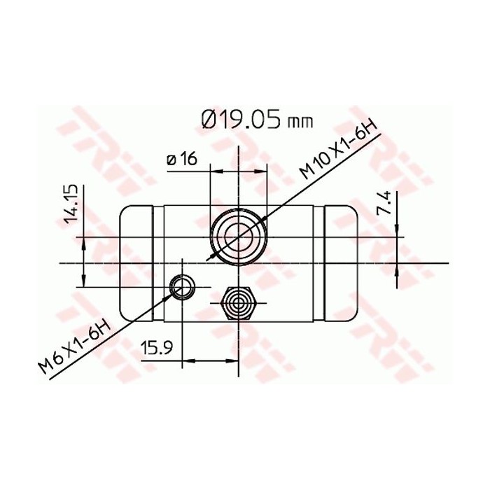 TRW Radbremszylinder BWD291