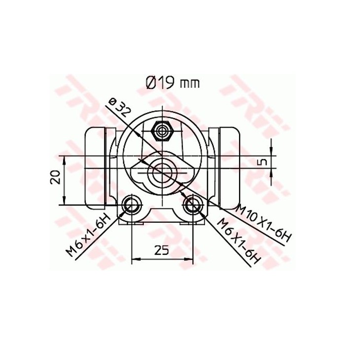 TRW Radbremszylinder BWD303