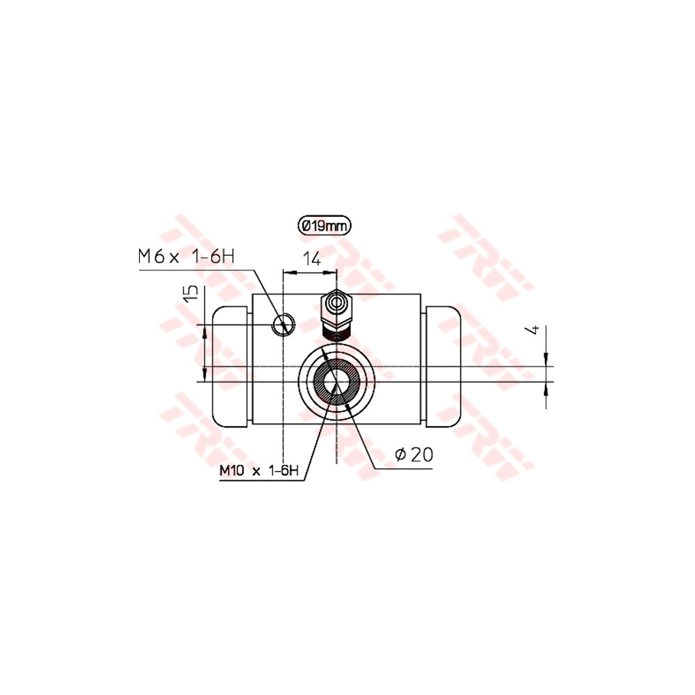 TRW Radbremszylinder BWD310
