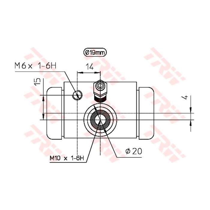 TRW Radbremszylinder BWD310