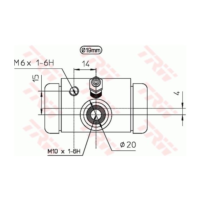TRW Radbremszylinder BWD310