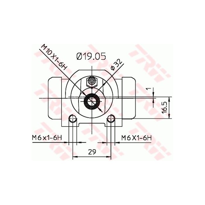 TRW Radbremszylinder BWD311