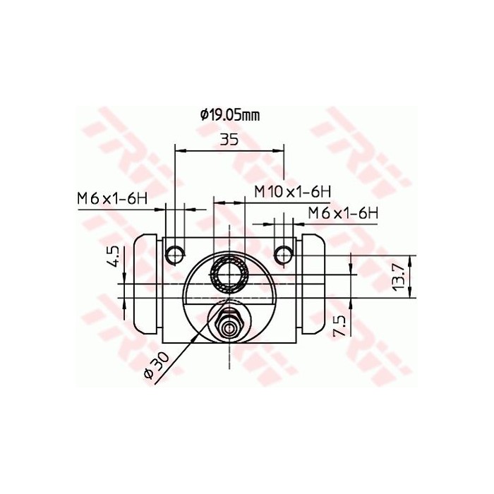 TRW Radbremszylinder BWD313