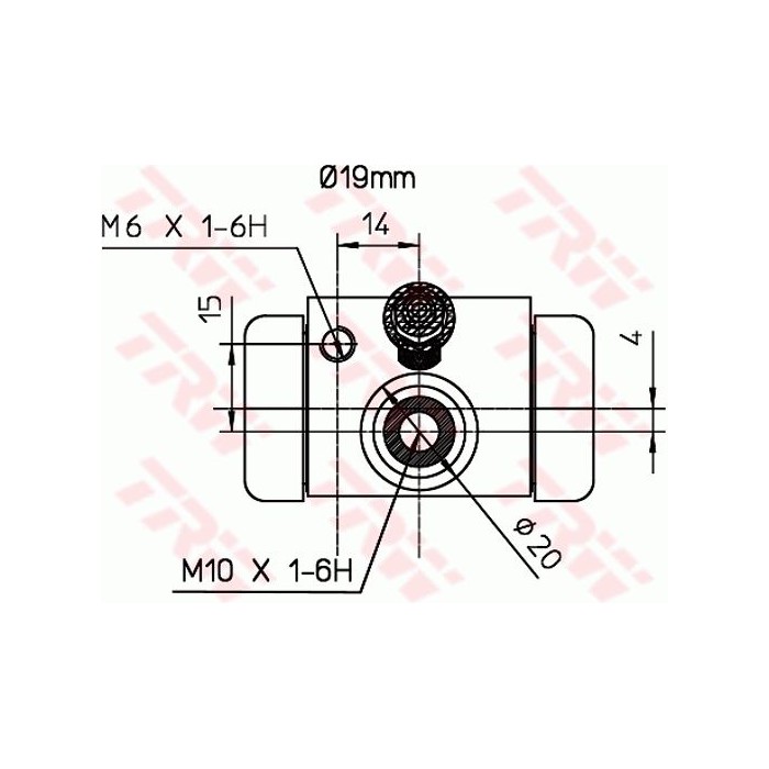 TRW Radbremszylinder BWD316