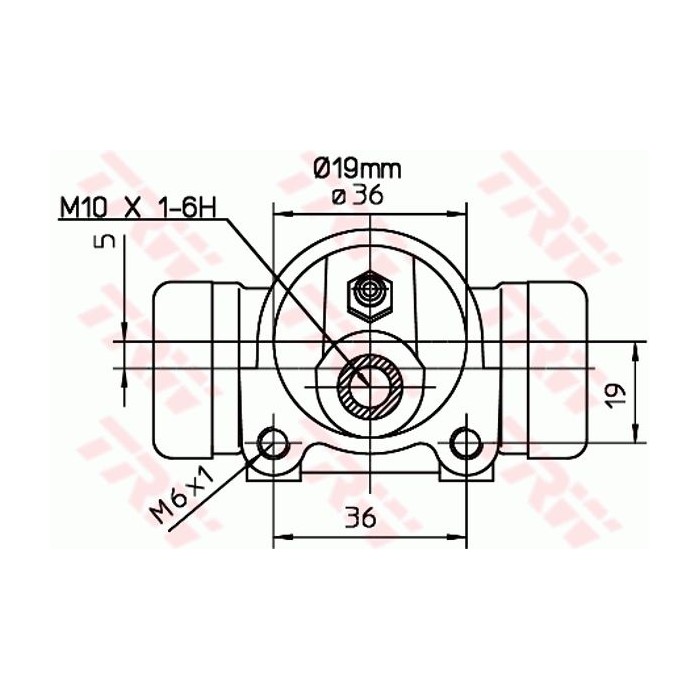 TRW Radbremszylinder BWD326