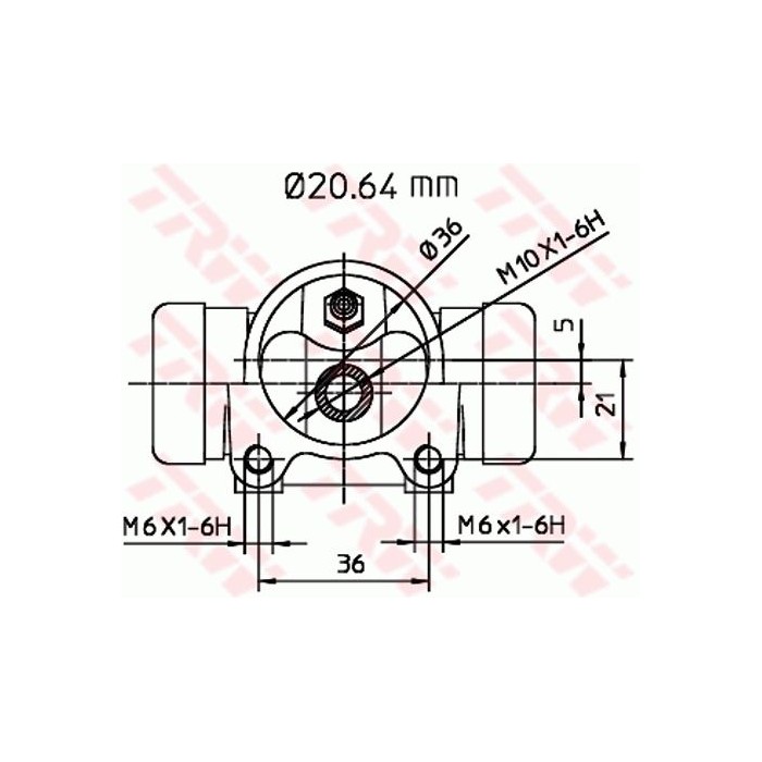 TRW Radbremszylinder BWF112