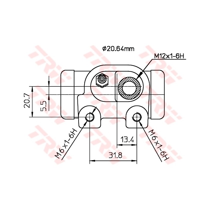 TRW Radbremszylinder BWF130