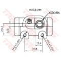 TRW Radbremszylinder BWF130