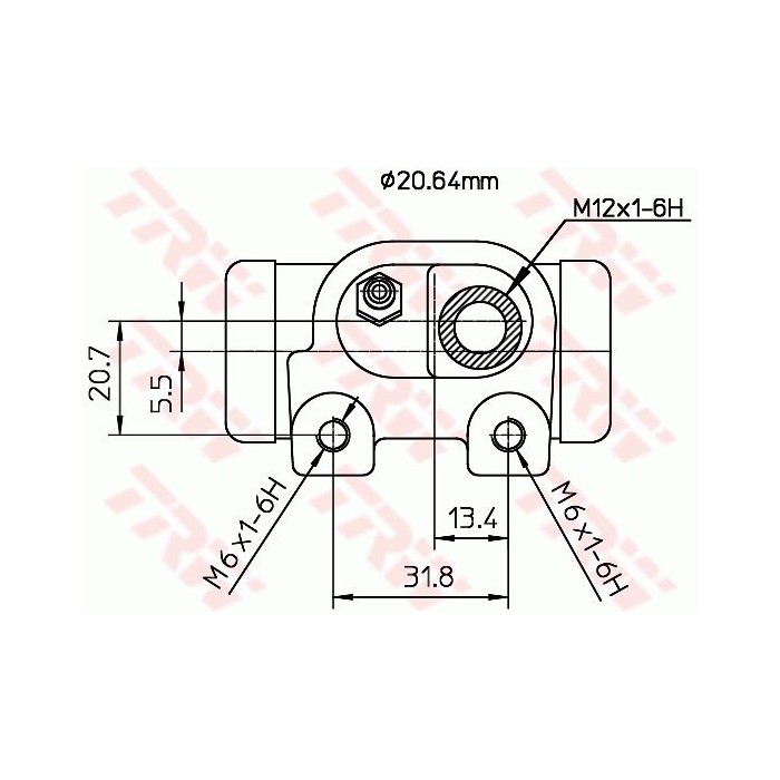 TRW Radbremszylinder BWF130