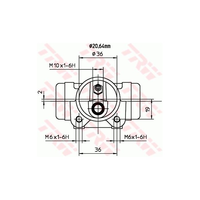 TRW Radbremszylinder BWF137