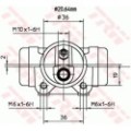 TRW Radbremszylinder BWF137