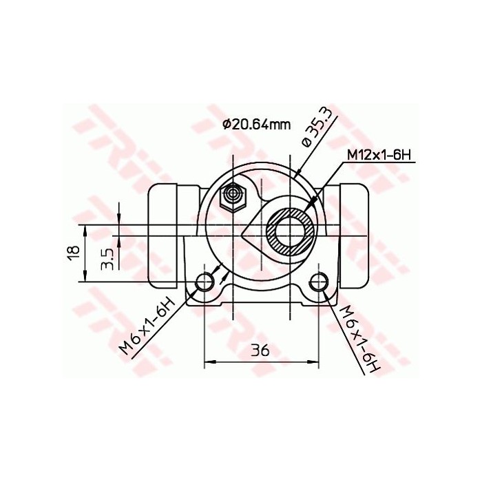 TRW Radbremszylinder BWF167