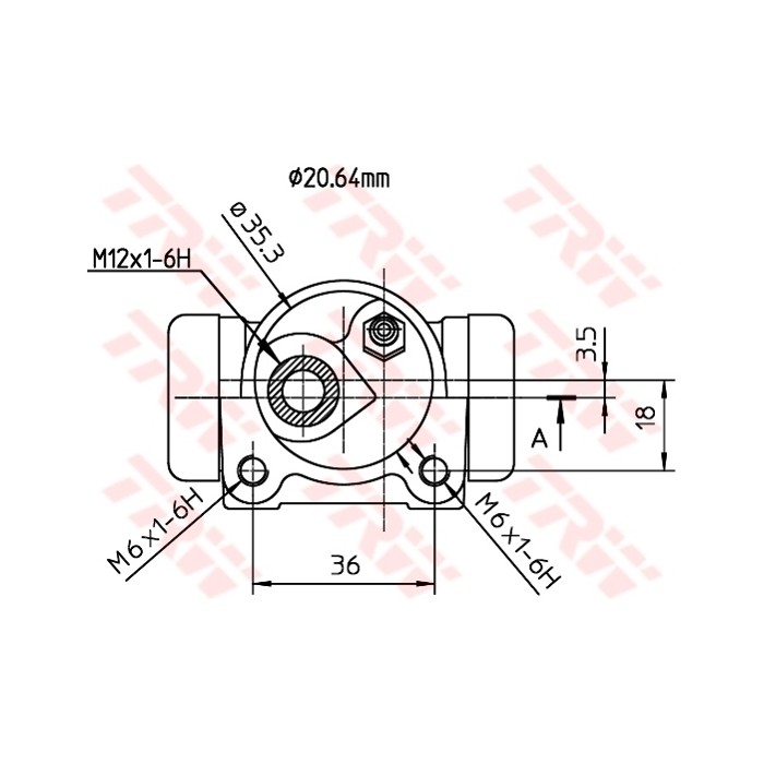 TRW Radbremszylinder BWF170