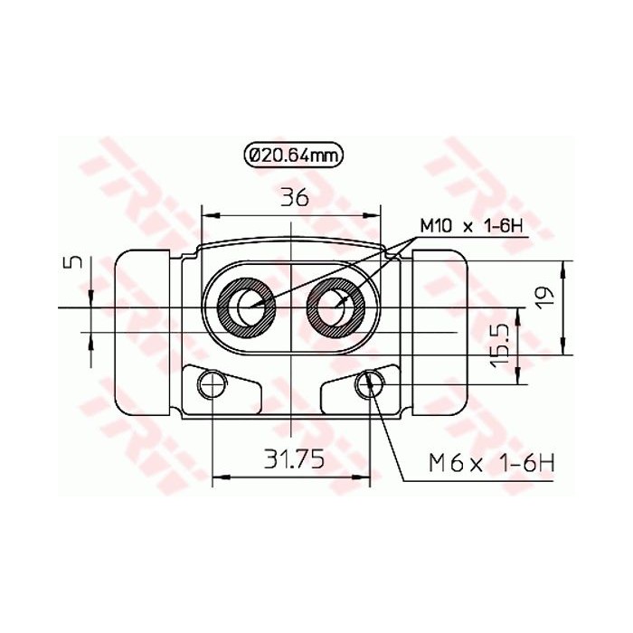 TRW Radbremszylinder BWF193