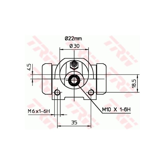 TRW Radbremszylinder BWF253
