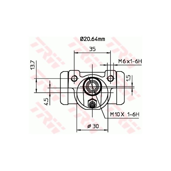 TRW Radbremszylinder BWF262