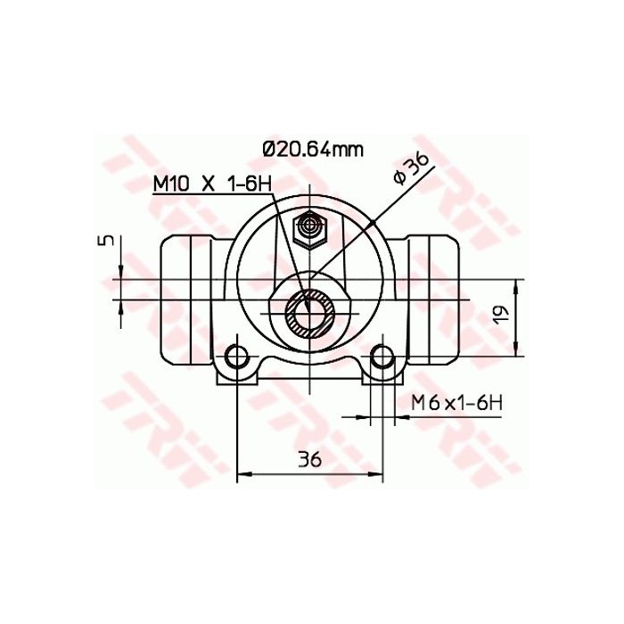 TRW Radbremszylinder BWF279