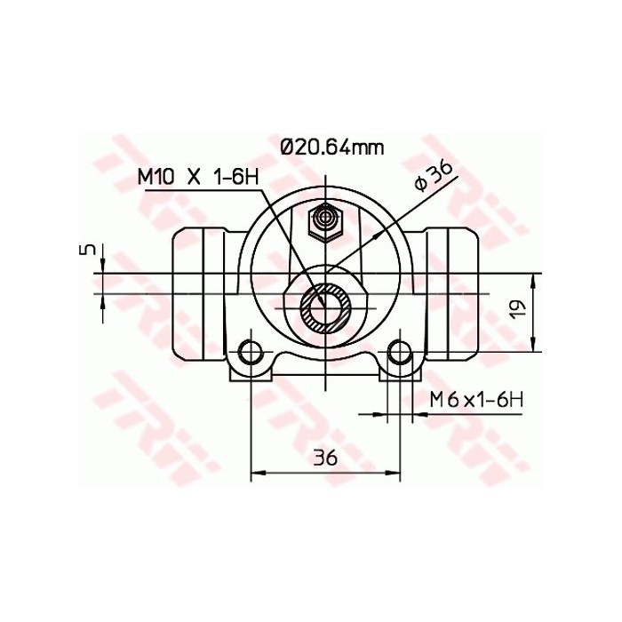 TRW Radbremszylinder BWF303
