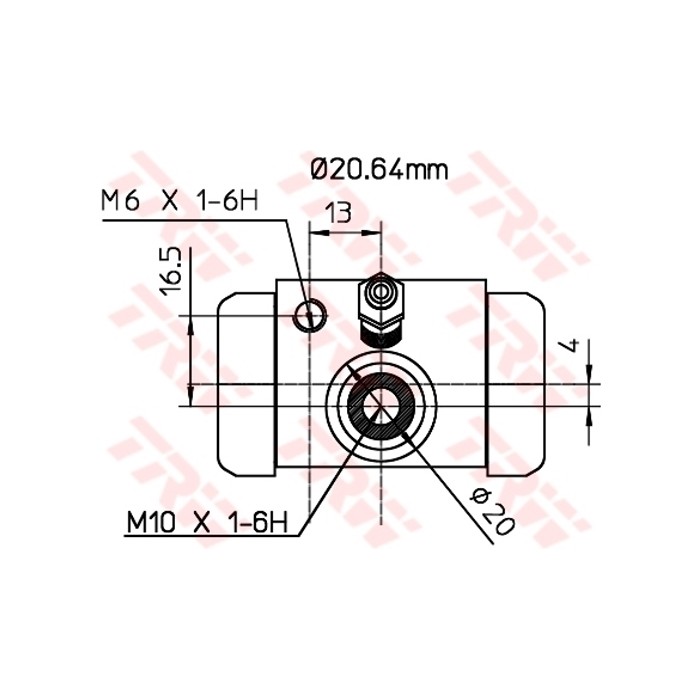 TRW Radbremszylinder BWF312