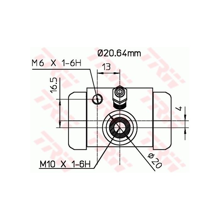 TRW Radbremszylinder BWF312