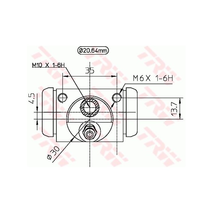 TRW Radbremszylinder BWF321